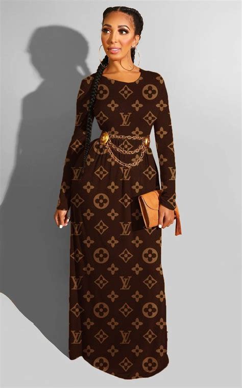 lv dress woman|lv off shoulder dress.